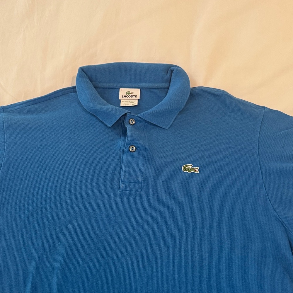 Lacoste Men's Vibrant Blue Polo Shirt